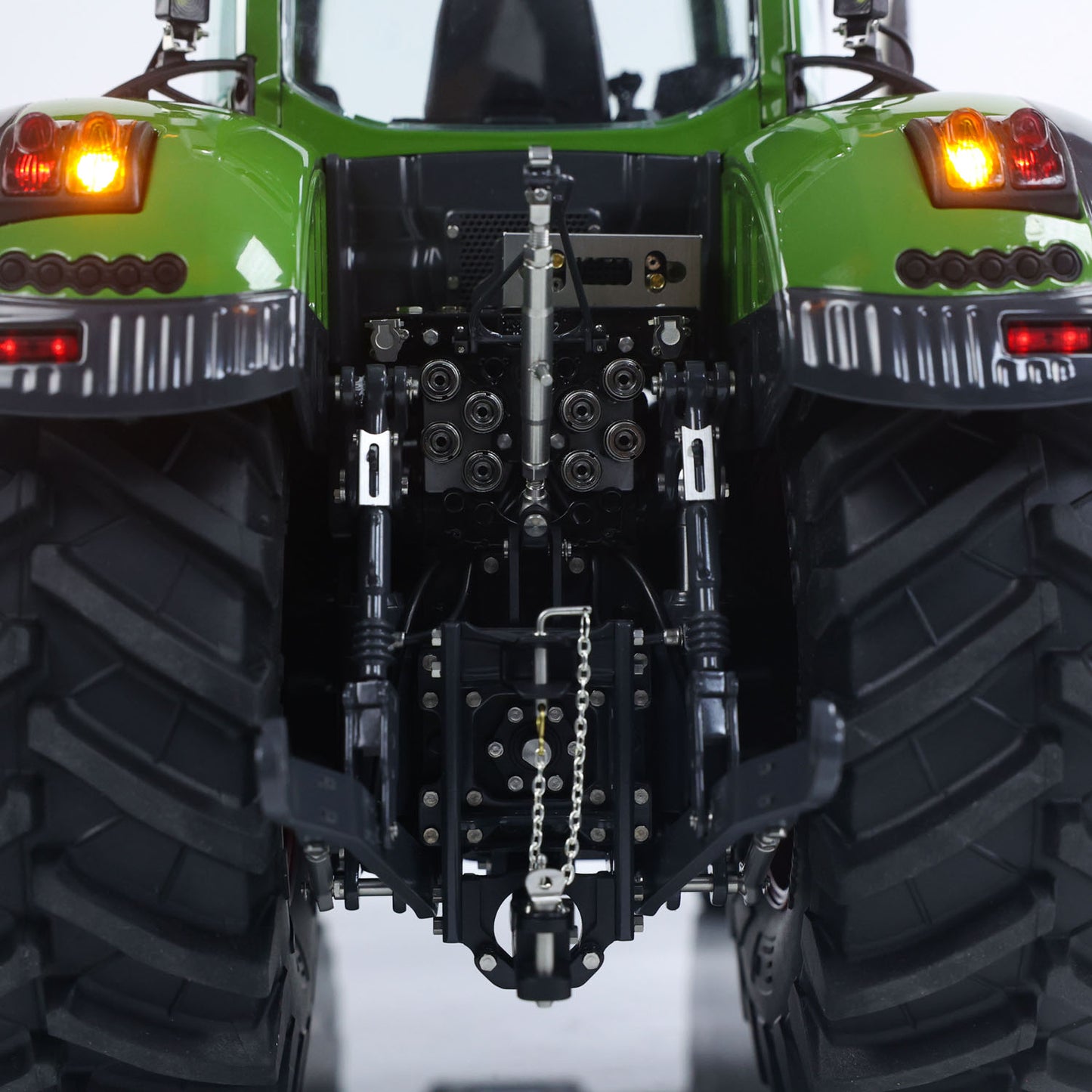 IN Stock LESU AOUE 1050 Metal 4x4 1/14 RC Tractor Truck Hydraulic Agricultural Vehicles K500 Seedbed Pre-sowing Soil Preparation Machine Frsky XE Lite