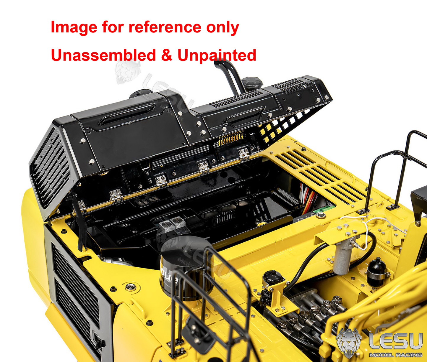 LESU Aoue PC500 1/14 Metal RC Hydraulic Tracked Excavator KIT Painted RC Digger 7Ways Valve 3-4MPA Pump Light DIY Model