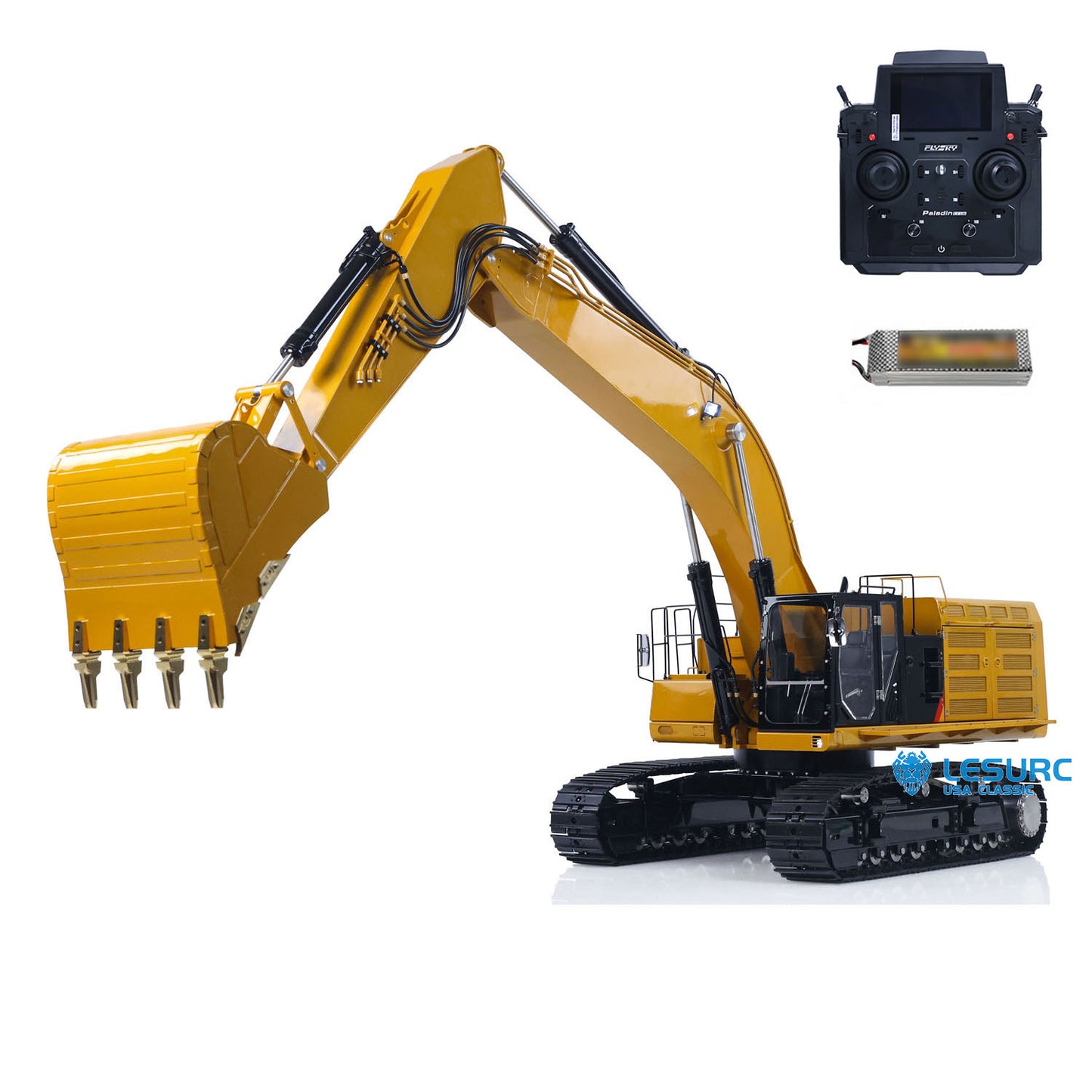 IN STOCK LESU Metal 1/14 Hydraulic RC Excavator C374F Radio Controlled Digger Heavy Construction Vehicle Paladin PL18EV LITE 6CH Valve