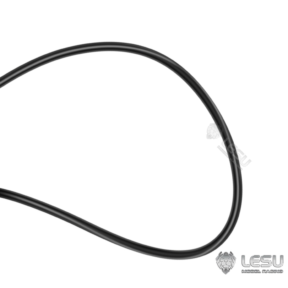 LESU Plastic Spring Sleeve Soft Stiff Oil Pipe Protector for 1/14 Crane Truck Forklift Haulage Truck Hydraulic System Parts