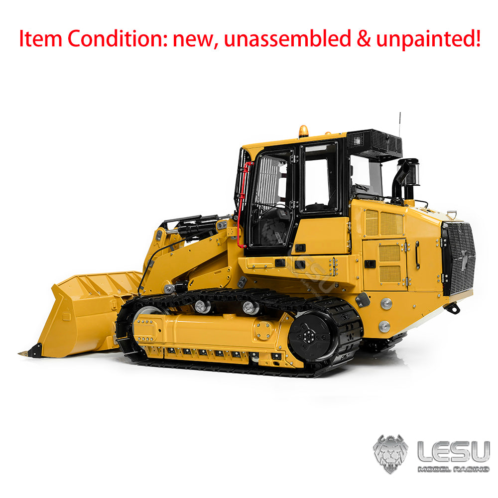 #Metal LESU 1/14 Hydraulic Remote Control Tracked 973K Loader Black Tracks RC Vehicle Standard Edition Unassembled Model