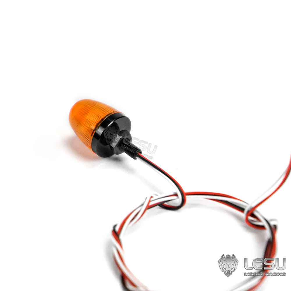 IN Stock LESU Universal Spare Part Rotating Warning Light DIY Suitable for RC Tractor Truck Radio Controlled Dumper Trailer Cars
