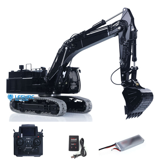 LESU 1/14 Remote Control ZX490 Hydraulic Excavator Aoue Metal Upgraded Heavy RC Digger Flysky Paladin PL18EV Lite Sound Smoke