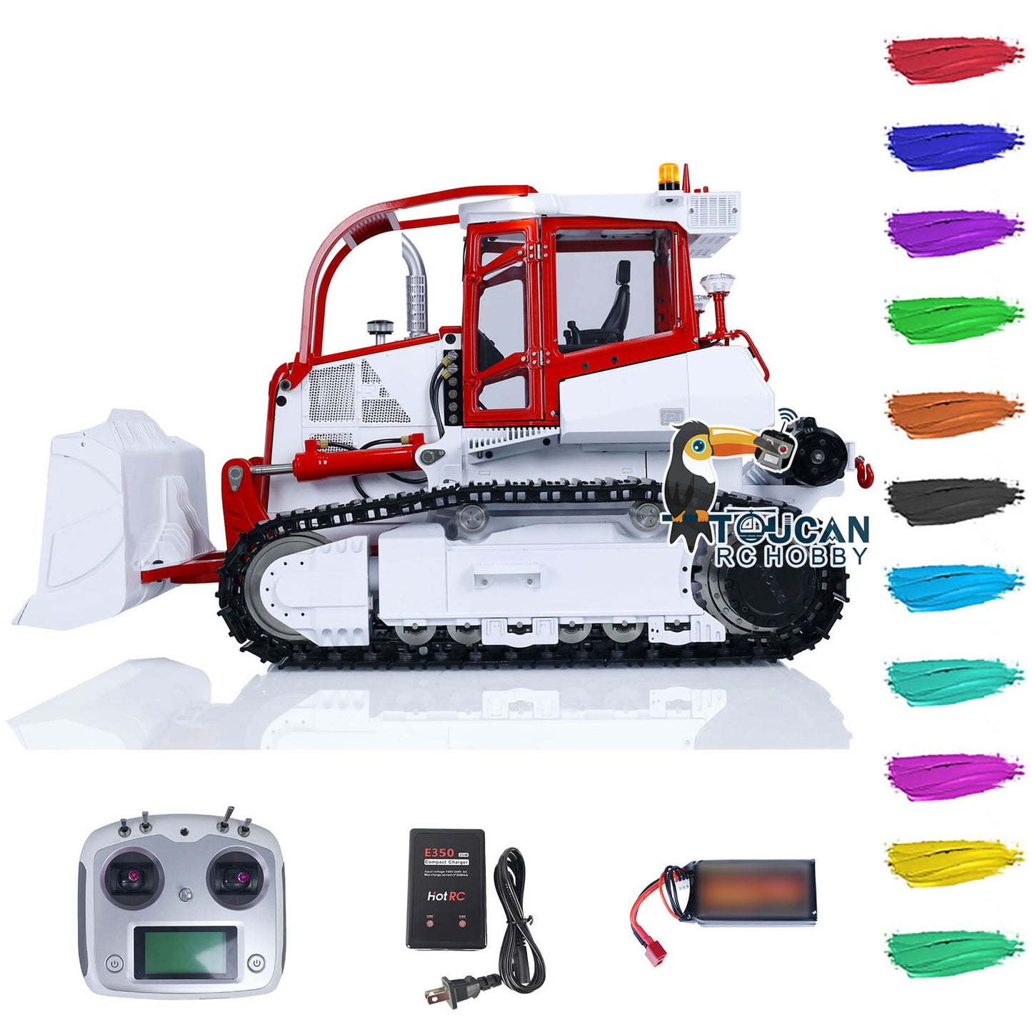 LESU 850K Metal 1/14 RC Hydraulic Bulldozer Remote Control Dozer Construction Vehicle PNP RTR Painted Hobby Model DIY Cars