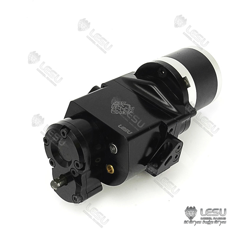 LESU Gear Box Transmission High Torque for 1/14 Remote Controlled Dump Heavy Haulage 14:1 Planetary Reducer Vehicle Parts