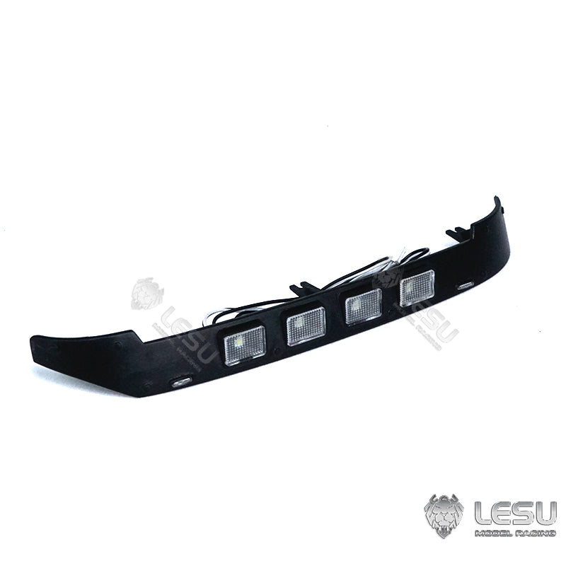 LESU Metal 1/14 Spare Part Bumper Bracket Taillight Cover Suitable for 1851 3363 RC Topline Tractor Truck DIY Cars Model