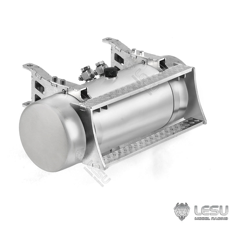 LESU Metal Round Hydraulic Tank 85MM 115MM Suitable for RC Tractor Truck Radio Controlled American Vehicles DIY Spare Parts