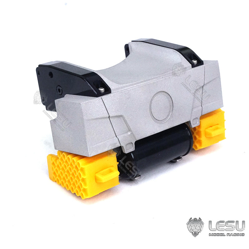 LESU ABS Top Line Roof Metal Front Rear Bumper for DIY 1/14 RC R620 R470 Topline Radio Control Tractor Truck Dumper Model