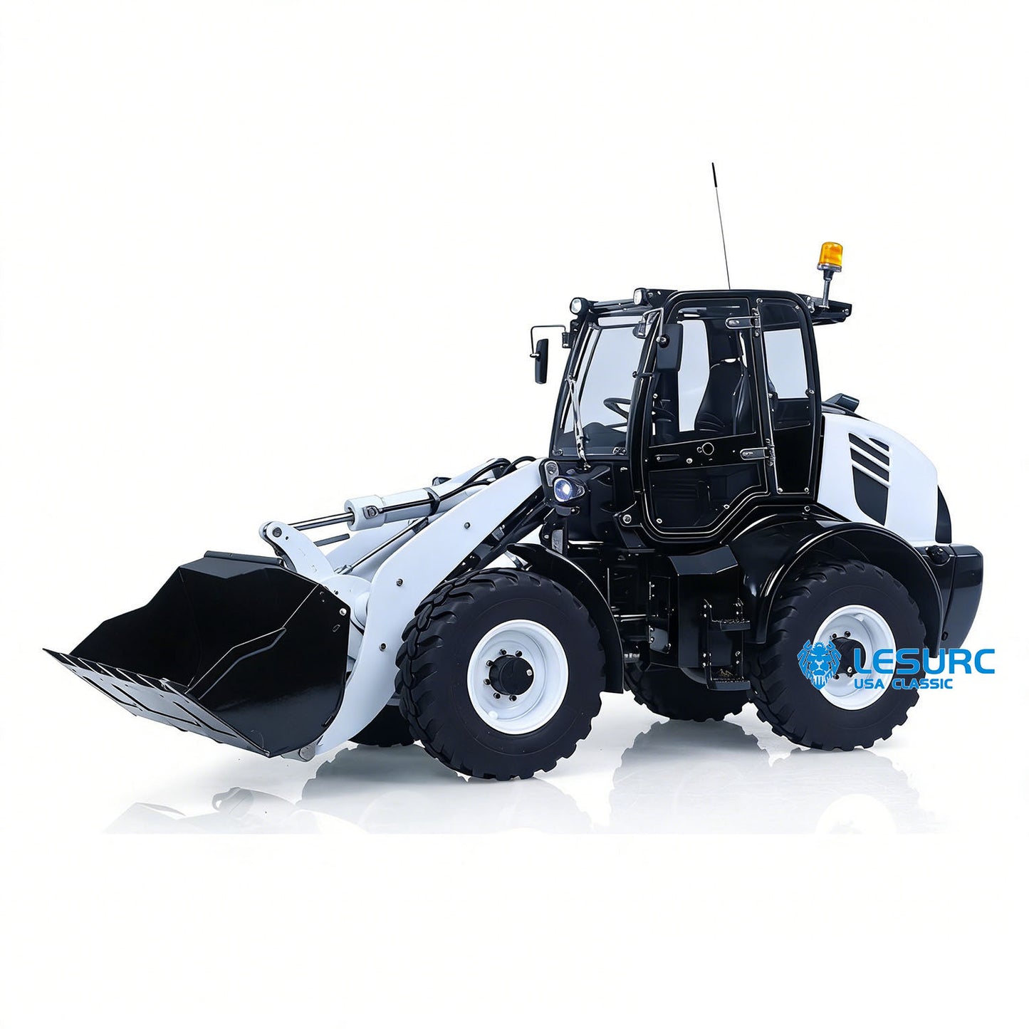 LESU Aoue-WA100M-8 1/14 Metal 4X4 RC Hydraulic Loader A0021 with Brushless Motor 3+1CH Valve Sound Light for Scale Model Exhibitions