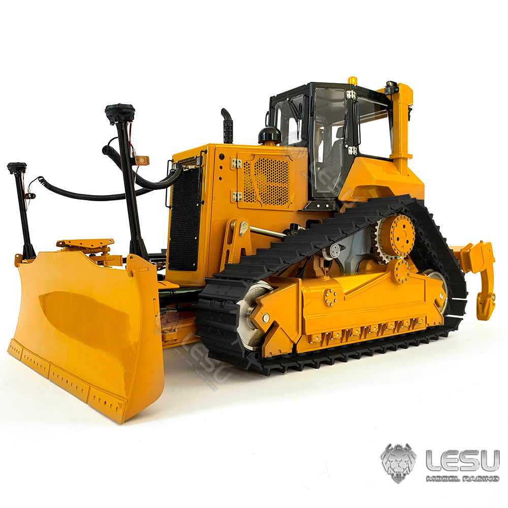 LESU 1/14 RTR RC Painted Assembled Hydraulic Model Aoue-DT60 Crawler Dozer Bulldozer W/ Light Sound Motor ESC PL18EV Controller