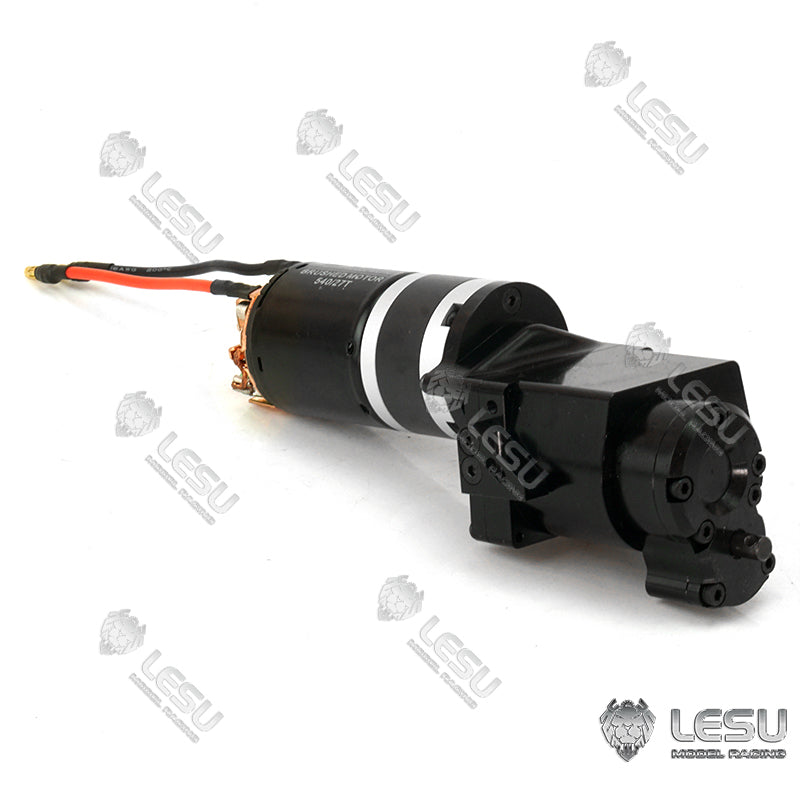 1/14 LESU RC Vehicle Upgrade Accessory 5:1 Planetary Reducer Transmission Planet Gear Motor for Dump Truck Model DIY