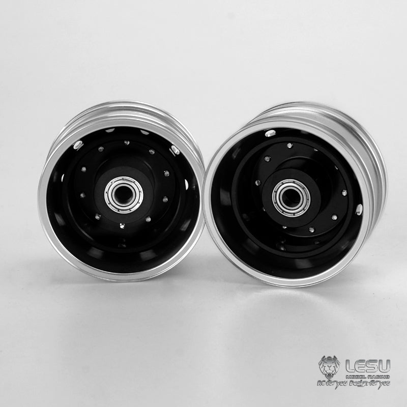 1/14 LESU Wide Metal Wheel Hub RC DIY Spare Part Suitable for Radio Controlled American FH12 FH16 RC Tractor Truck Cars