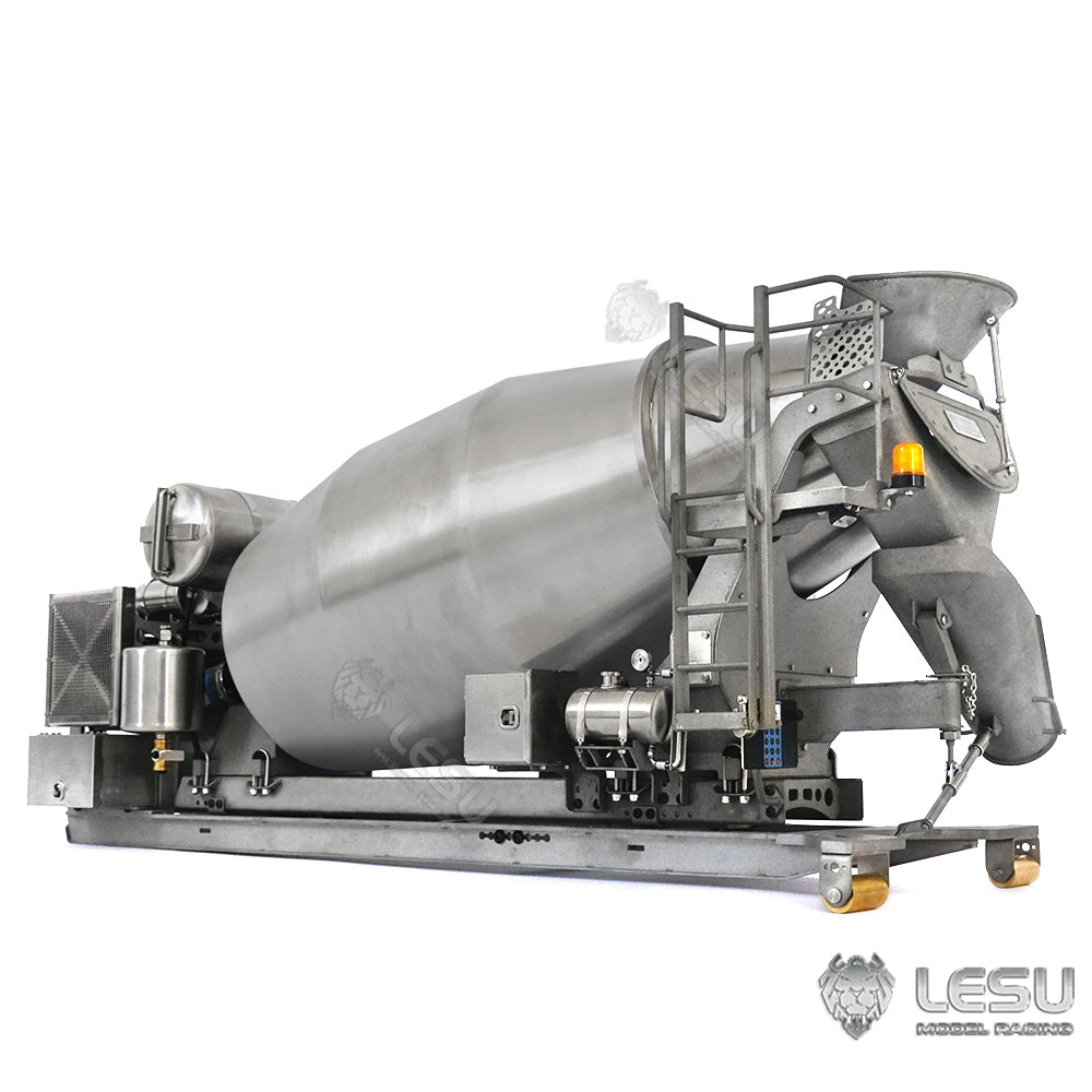 LESU Metal Concrete Mixing Machine for 1:14 Remote Control Dump Truck Tipper Car