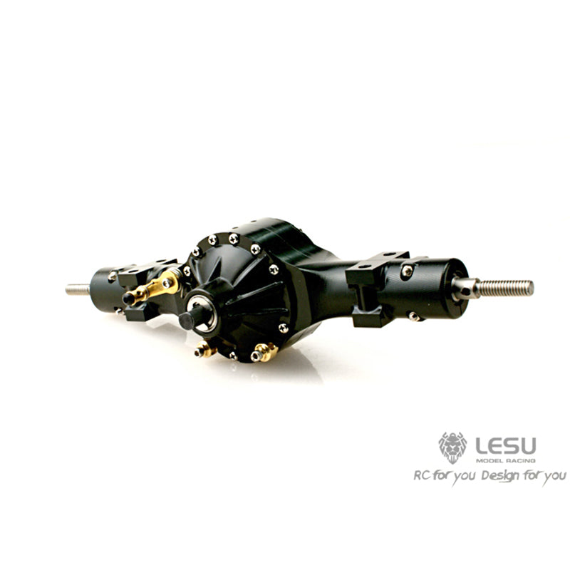 LESU Metal Rear Front Axle Differential Lock for 1/14 Scale Radio Controlled Tractor Truck Model Replacements Accessories