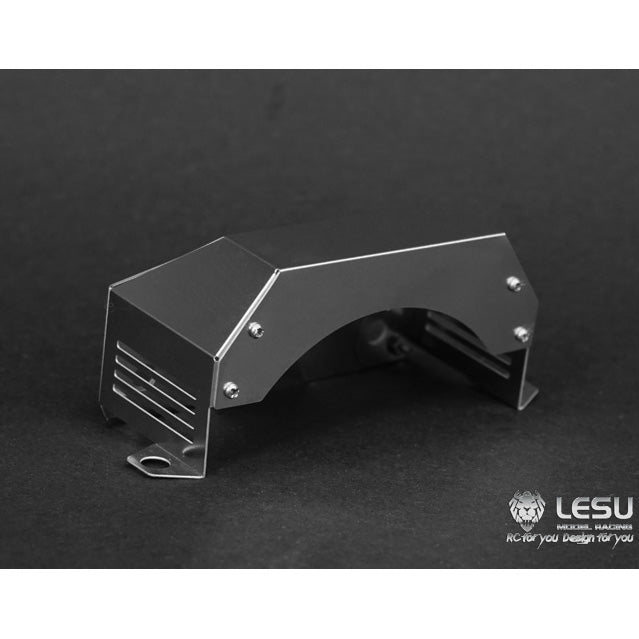 LESU Metal Gearbox Engine Cover for 1/14 Scale Remote Controlled Tractor Truck Spare Parts Replacements Accessories