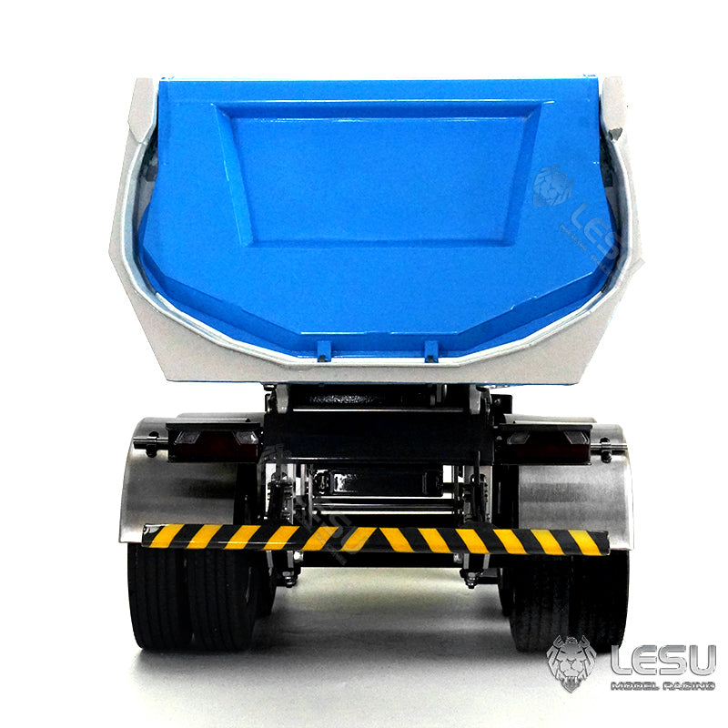 In Stock LESU Metal RC Hydraulic Dumper Trailer Pump for 1/14 Scale Tractor Truck Construction Vehicle DIY W/ Electronic Legs