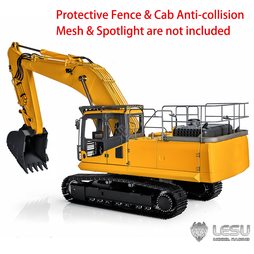 LESU PC360 1/14 Metal RC Hydraulic Excavator B0002 with 7CH Reversing Valves Light System DIY Construction Model for Hobby Builders