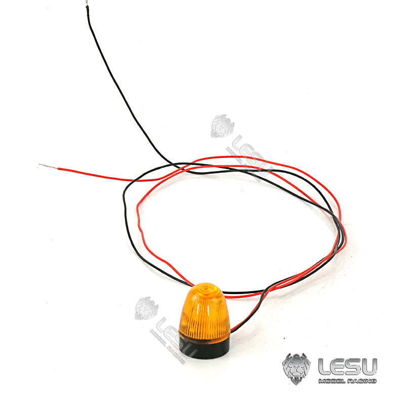 LESU Roof Warning Light Rotating Lamp Plastic 1/14 Scale Upgrade Part for RC Tractor Truck Dumper Model DIY Cars Accessory