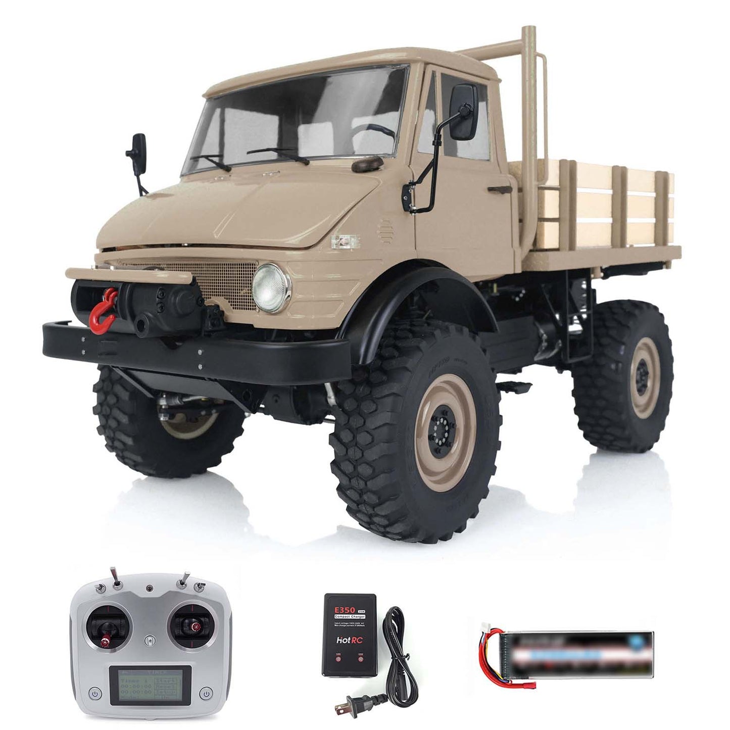 In Stock LESU 4x4 RC Off-Road Vehicles for 1/10 Ready To Run U406 Remote Controlled Car Model W/ I6S Controller E350 Charger Battery