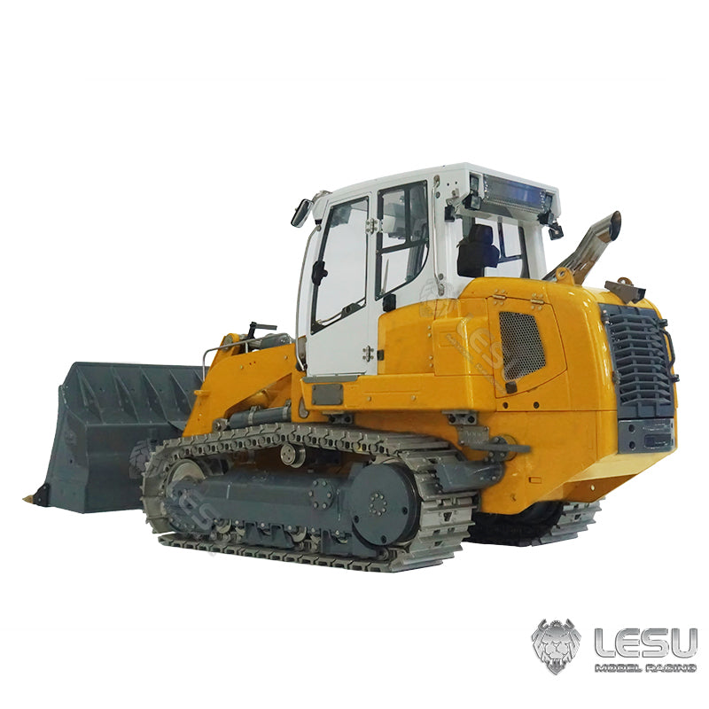 LESU 1/14 Metal Hydraulic Tracked 2CH Valve RC Painted Loader W/ PL18EVLITE Radio Servo ESC Decals Light Sound System Motor