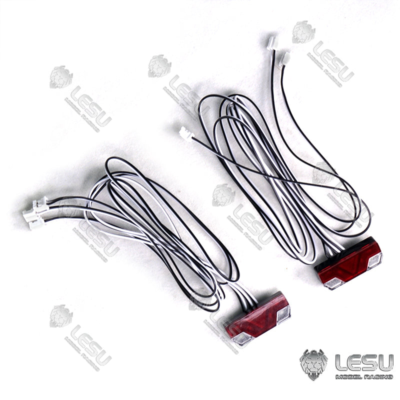 LESU Replacements Accessories Spare Sets for 1/14 Remote Controlled Trailer Tractor Truck DIY Model Wheels Lights