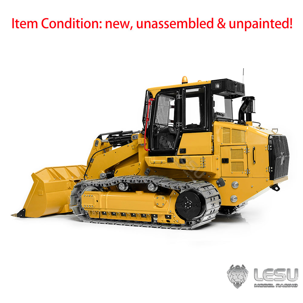 LESU 1/14 973K Metal Tracked RC Hydraulic Equipment Remote Control Loader Car KIT/PNP/RTR Optional Versions Light Sound System