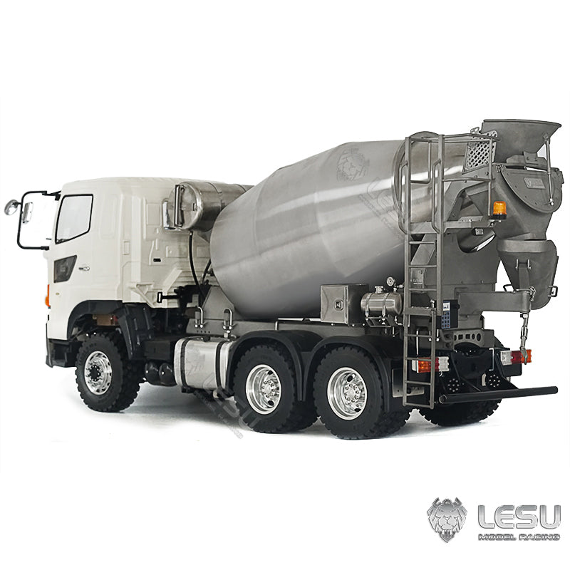 LESU 1/14 6x6 Mixer Truck for Unpainted Metal Remote Controlled Concrete Car Agitating Lorry Model W/O Radio Controller Battery