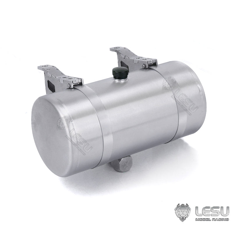 LESU Metal Round Hydraulic Tank 85MM 115MM Suitable for RC Tractor Truck Radio Controlled American Vehicles DIY Spare Parts