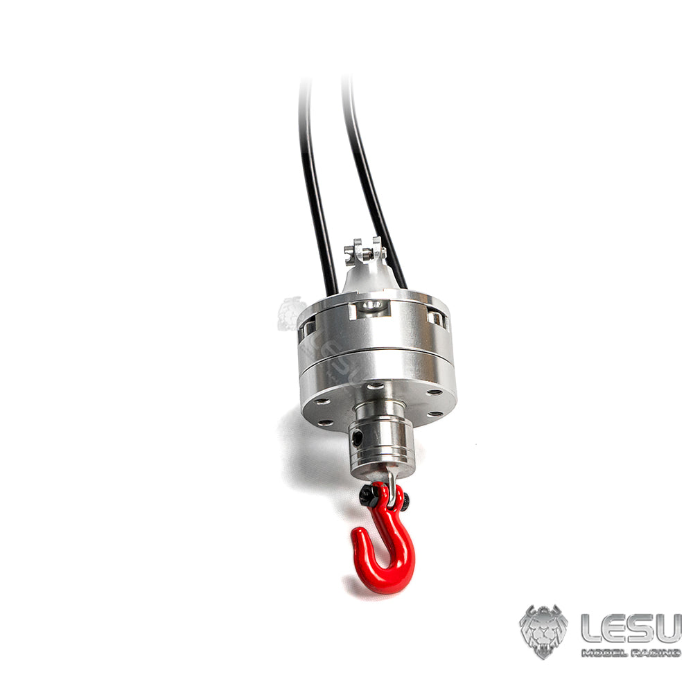 LESU Metal Manual Balance Fork Hydraulic Rotary Cylinder Hook Suitable for 1/14 RC Crane Dumper Truck Radio Control Cars