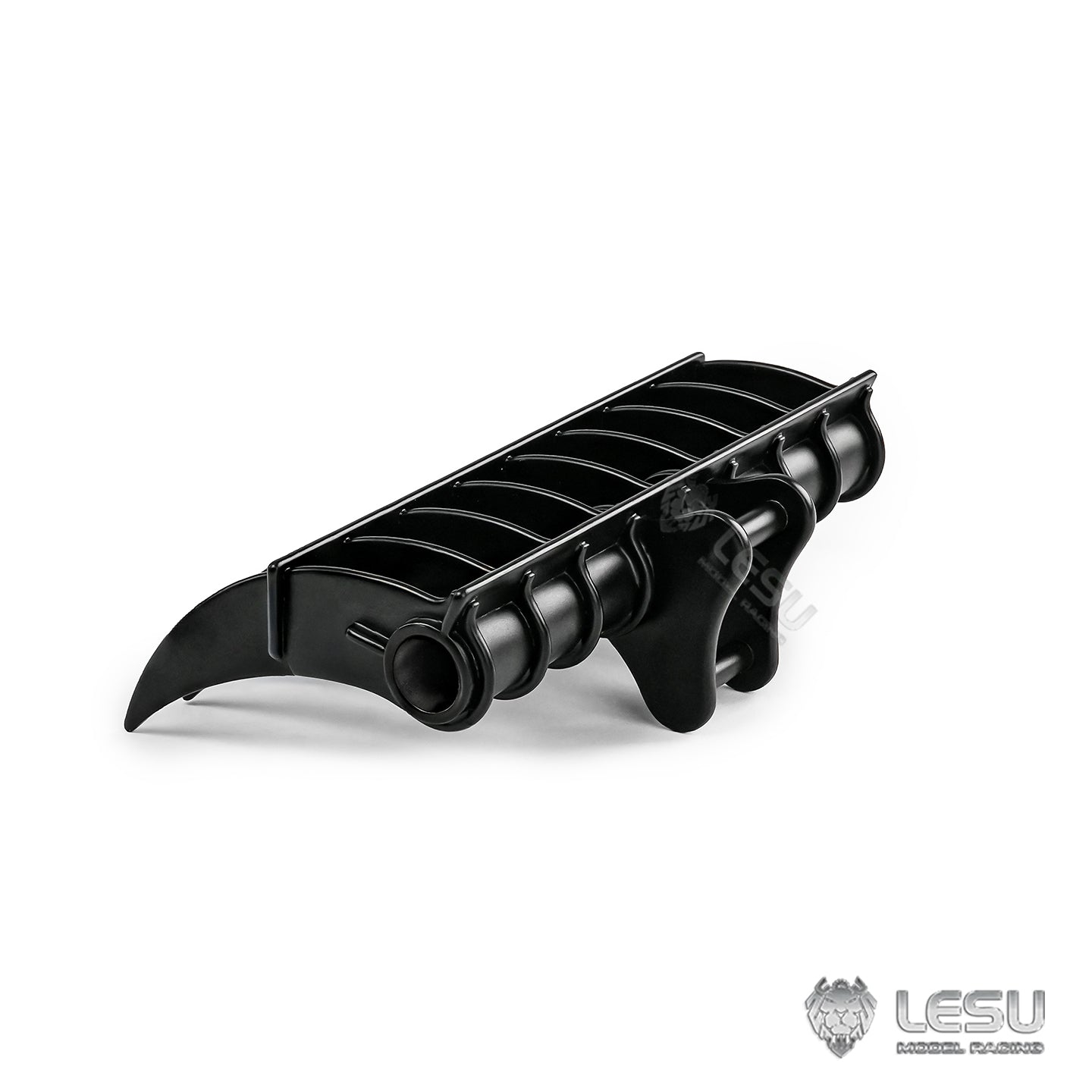 Metal Log Grapple Clamp Leveling Beam Grading Bucket Cultivator Rake Ripper Sieve Bucket for LESU Aoue PC30 B0003 1/14 RC Hydraulic Excavator Remote Control Mini Digger