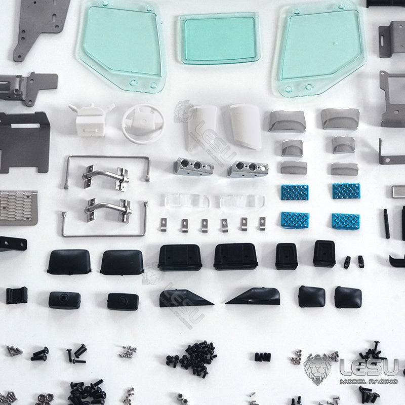 LESU Plastic Cabin Shell Cabin Rack Suitable for 1/14 RC VM Radio Control Tractor Truck Tipper Dumper DIY Car Vehicle Model