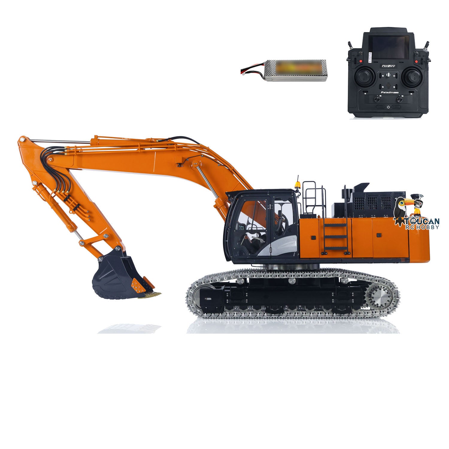 New Released! LESU 1/14 Aoue ZX490 Metal Hydraulic RC Excavator
