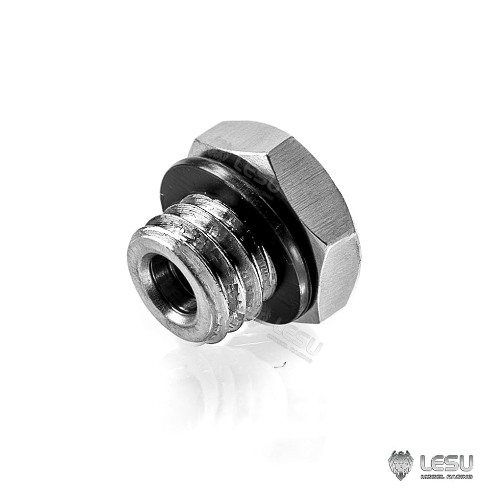 LESU Metal Breather Plug for M5 Oil Nozzle DIY 1/14 RC Hydraulic Excavator Loader Forklift Road Roller Dumper Crane Scale Model