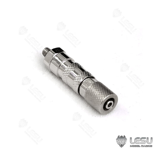 1/14 LESU Tubing Connector Metal Spare Part Suitable for 4x2.5mm 3x2mm Oil Pipe Hydraulic System RC Dumper Truck Radio Control Car