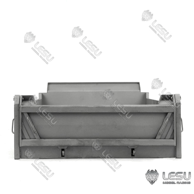 LESU Metal Spare Part Car Hopper Bucket Box Suitable for 1/14 4*4 RC Dumper Radio Controlled 2Axle Truck DIY Vehicle Model