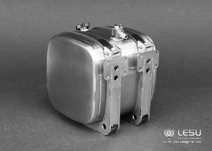 LESU 1PC 36MM 52.5MM 72MM 82MM 85MM 90MM 108MM 119MM Metal Hydraulic Tank B for 1/14 RC Dumper Tractor Truck Model DIY Part