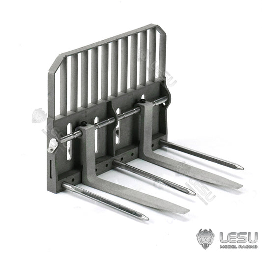 LESU Metal Attachments Spare Parts Buckets Replacements for 1/14 Scale Radio Controlled Hydraulic Skid Steer Loader DIY Model