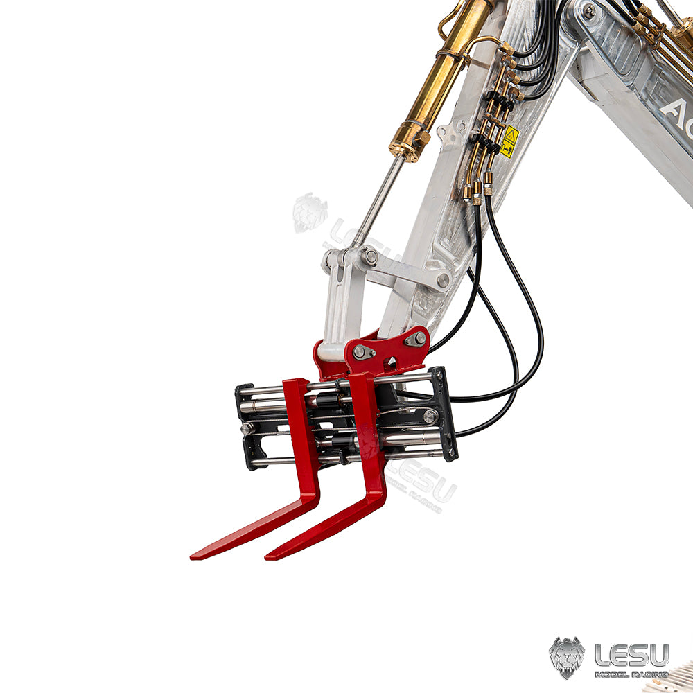 270 Dgrees Rotatable Metal Hydraulic Fork for LESU 1/14 RC Hydraulic Excavator LR960 ZX490 LR945 SK500 ET30H ET26L ET36L AC360 Digger