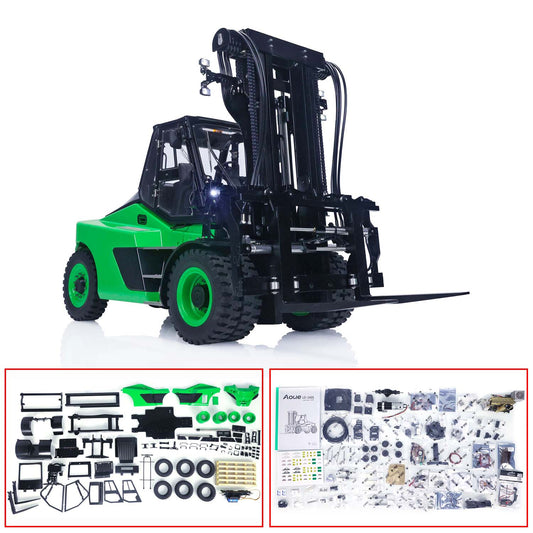 LESU 1/14 Scale RC Hydraulic Painting Forklift Aoue-LD160S Remote Control Model W/ Motor ESC Light Sound W/O Battery Radio Charger