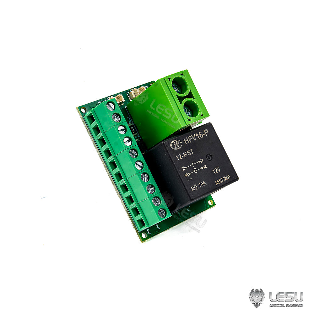 Multi-circuit Electrical Equipment Relay for Scale DIY RC Tractor Truck Hydraulic Dumper Remote Control Lorry Car Model Vehicle