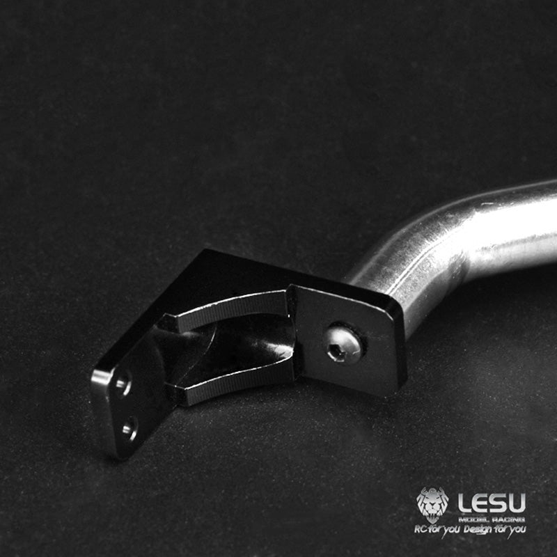 LESU Metal Smoke Exhaust Pipe Vent A B C for 1/14 Scale Remote Controlled Tractor Truck Car Model Accessories Replacements