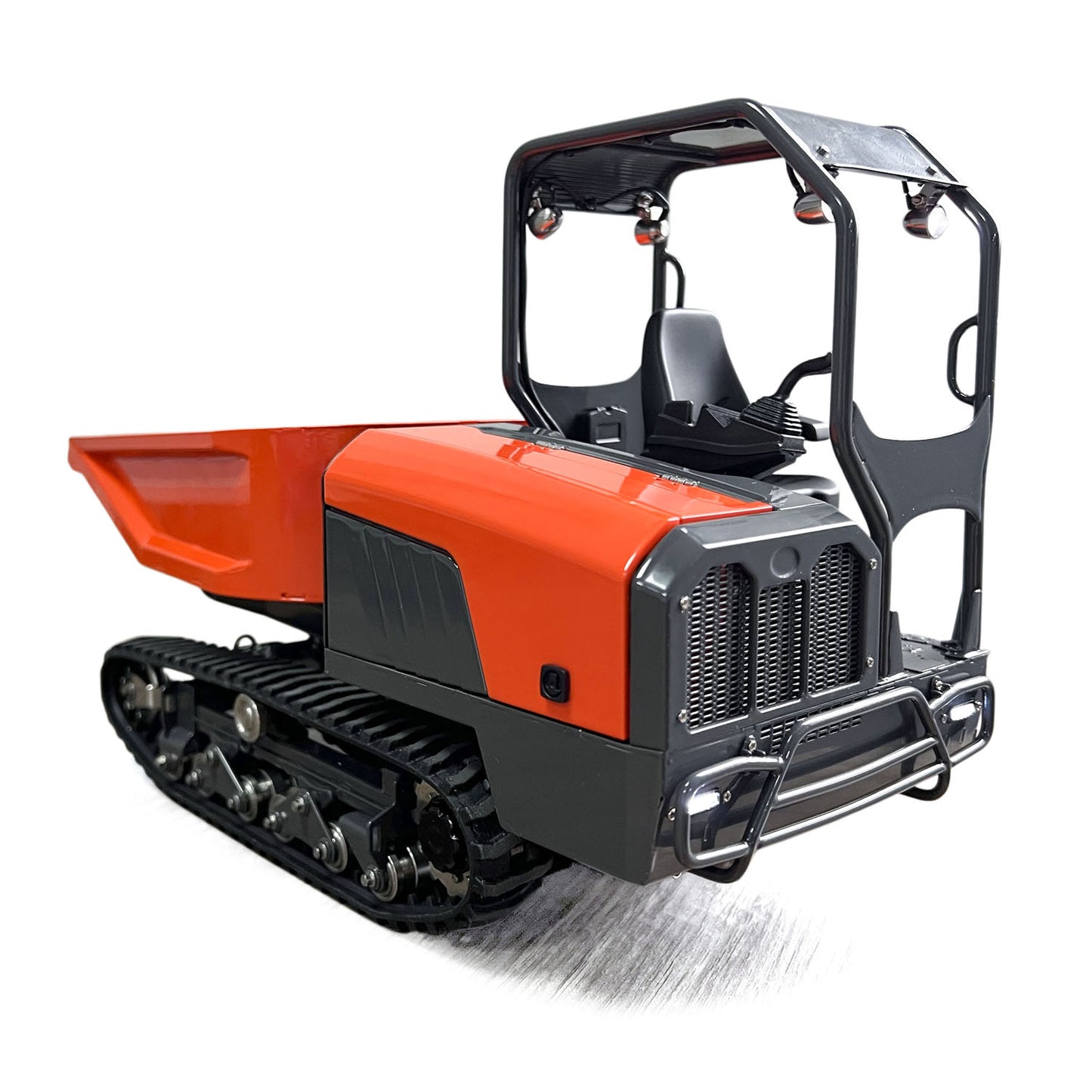 Metal LESU 1/14 Hydraulic Remote Control Tracked Dump Truck KC300HR-5 RC Dumper Model 180 Degree Rotation Openable Door Lights