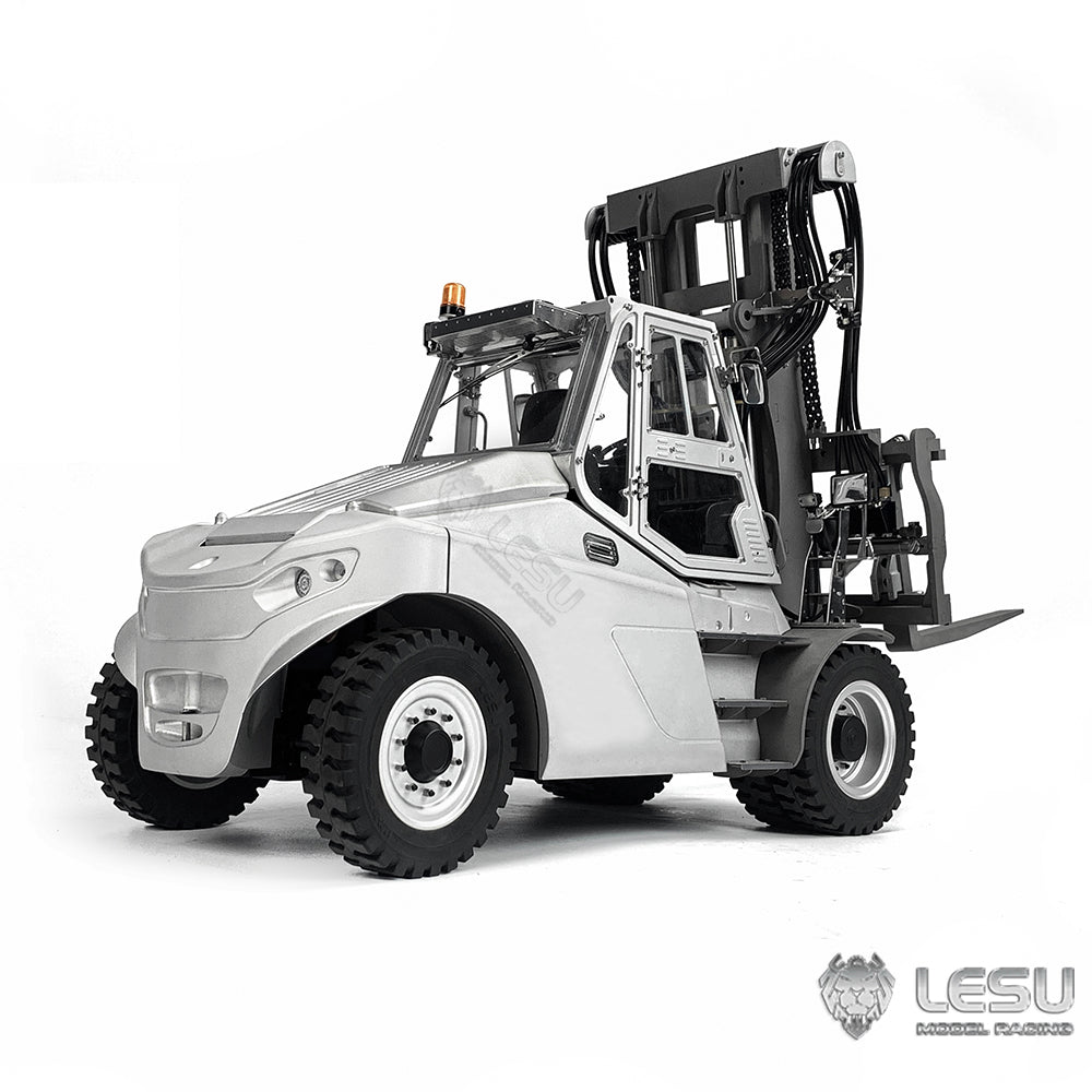 IN STOCK LESU 1/14 Heavy RC Hydraulic Forklift LDH160 Radio Control Truck Model Aoue-LD160S W/ Wooden Pallet Support Light Sound ESC Motor