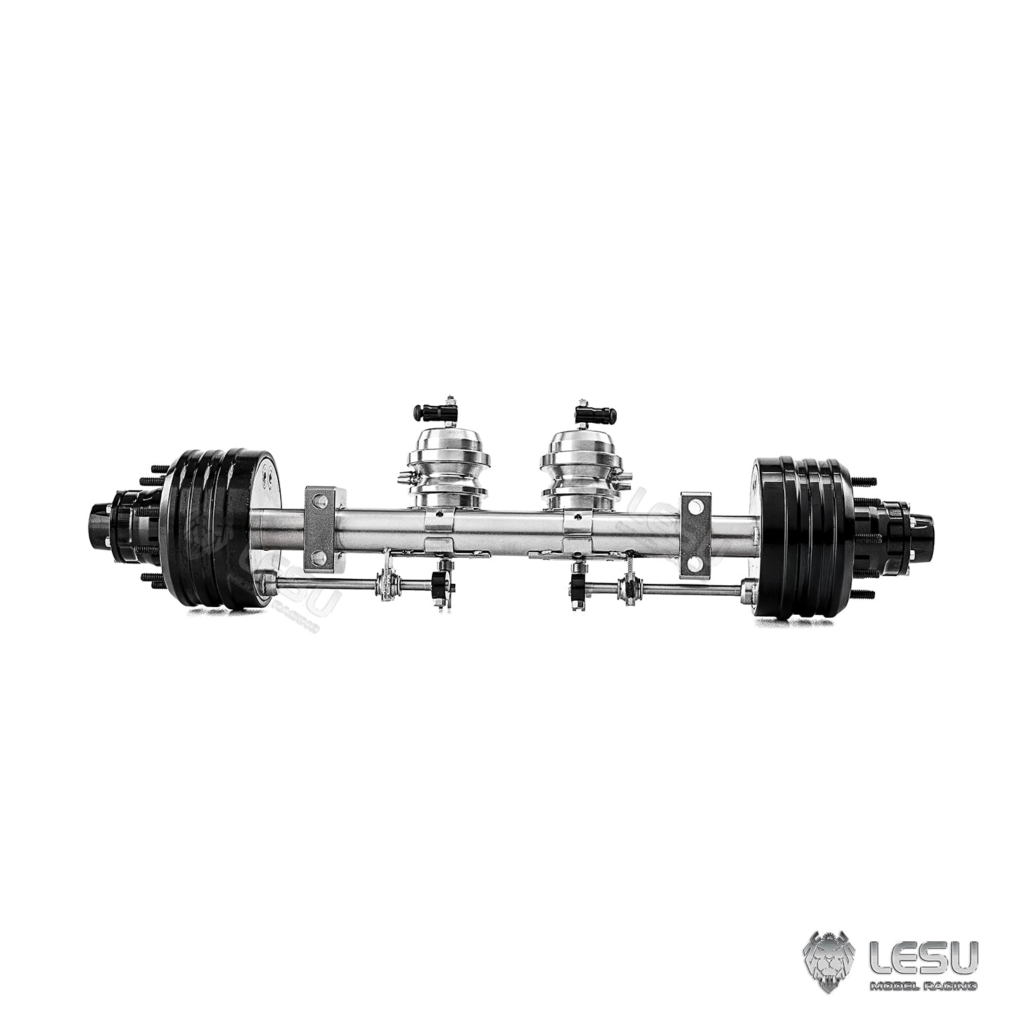LESU Metal Brake and Parking Axle Non-driven Axle for 1/14 RC Trailer A0053 DIY Model Remote Control Tractor Truck Vehicle