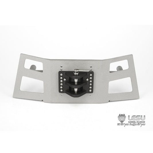 LESU Metal Front Hook Bumper Shiny Side Frosting Suitable for 1/14 Scae RC 1851 3363 Radio Controlled Tractor Truck Parts