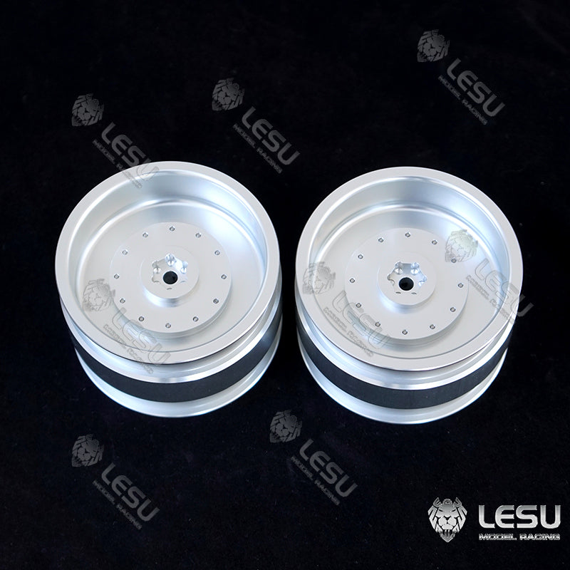 US STOCK LESU Metal Accessory Rear Wheel Hub Suitable for Walking RC Tractor Truck 1/16 DIY Model Radio Controlled Dumper DIY Parts