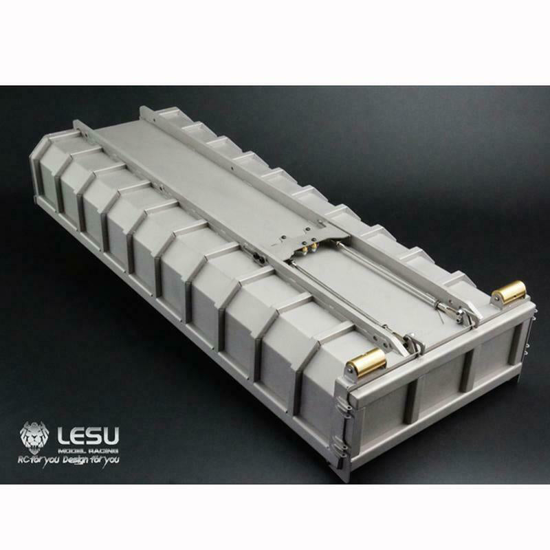 In Stock LESU 1/14 RC Metal Hydraulic Rod Bucket Control Valve Pump Dumper Truck