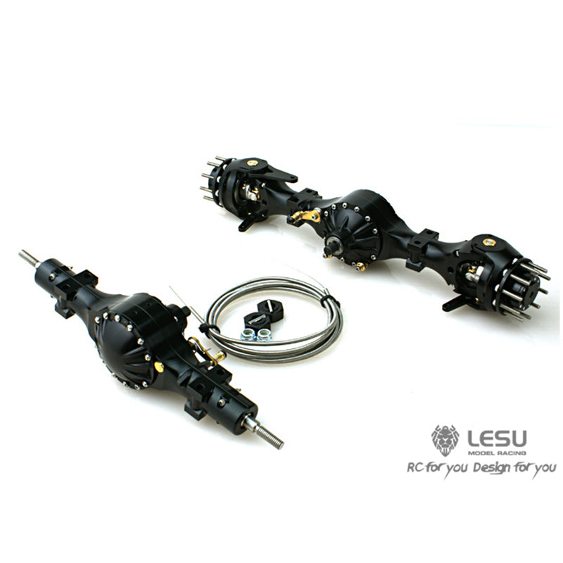 LESU Front Rear Axle Differential Lock for 1/14 Scale RC 4X4 6X6 8X8 Tractor Truck Model DIY Spare Parts Replacements