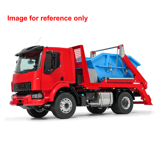 LESU 1/14 Z0067 Z0069 Metal 4X4 RC Hydraulic Skip Loader Truck Swing Arm Garbage Dumper 4CH Valve Light Sound Hub Reduction Axle Lock