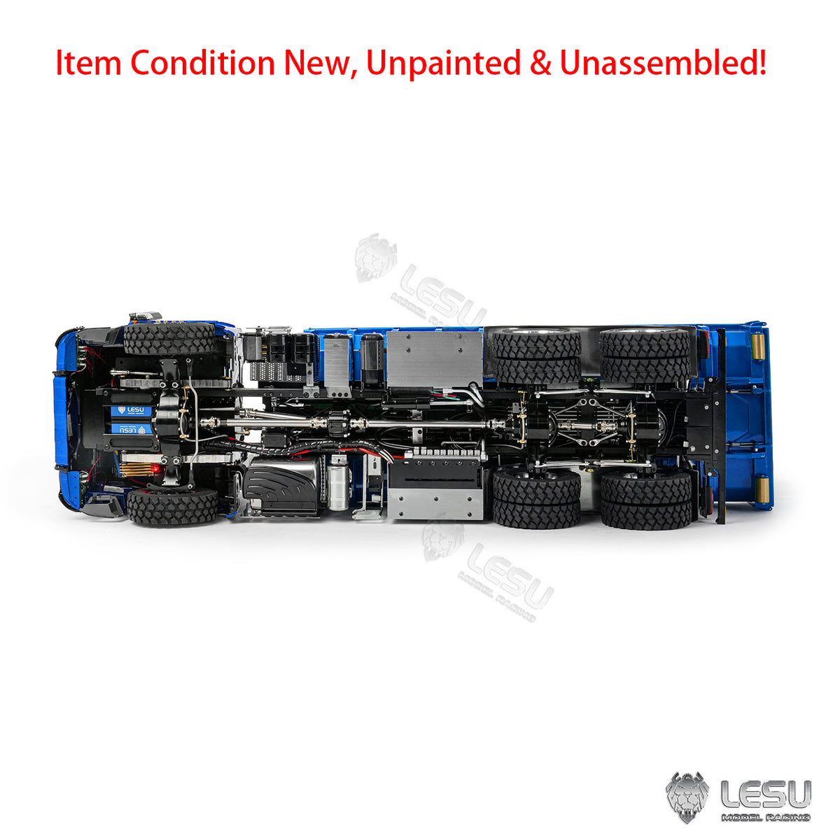 LESU Z0092 1/14 6x6 RC Hydraulic Roll Off Dump Truck with Telescopic Hook Lift Metal Chassis 3 Speed Gearbox Light Sound System